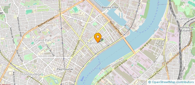 localisation de l'entreprise CLIC CLAC PRODUCTION  BORDEAUX