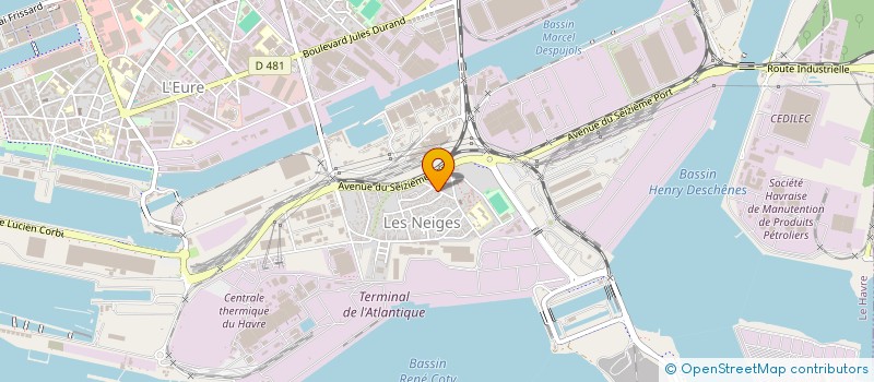 localisation de l'entreprise CLIC EDEN STORE à LE HAVRE