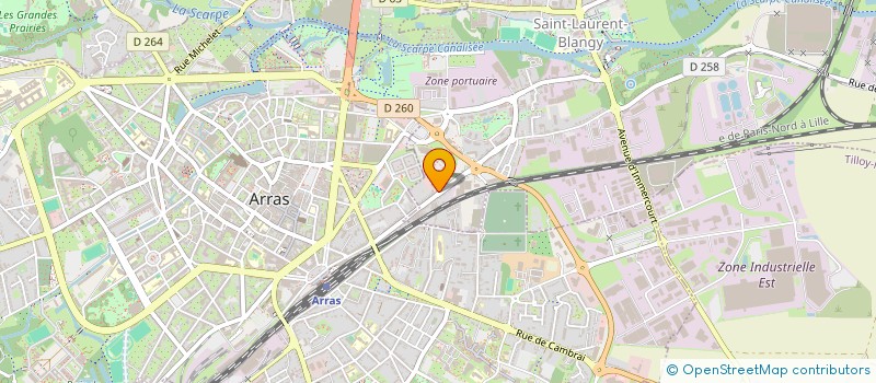 localisation de l'entreprise CLIC-EXPO  SAINT-LAURENT-BLANGY