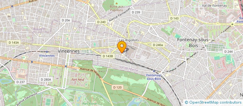 localisation de l'entreprise CLIC FORMAT à VINCENNES