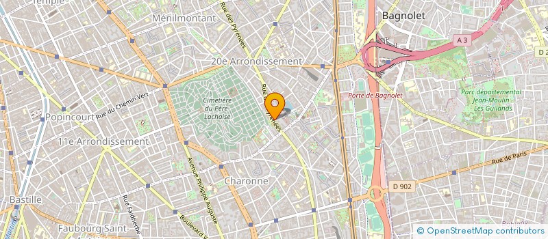 localisation de l'entreprise CLIC-GAZ  PARIS