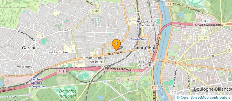 localisation de l'entreprise CLIC GERICO à SAINT-CLOUD