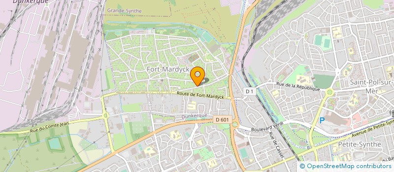 localisation de l'entreprise CLIC GYMNASTIQUE à DUNKERQUE