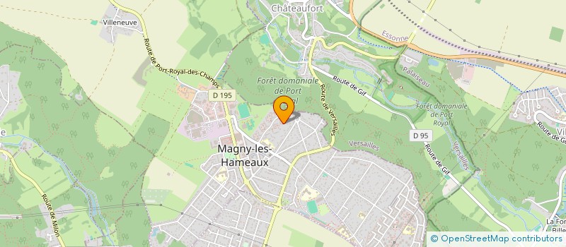 localisation de l'entreprise CLIC IMMO  MAGNY-LES-HAMEAUX