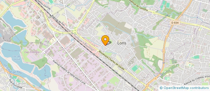 localisation de l'entreprise CLIC'INFO  LONS