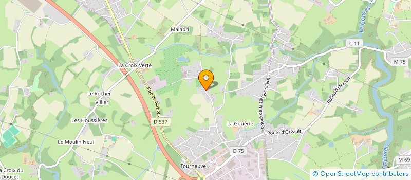 localisation de l'entreprise CLIC INVEST  TREILLIERES