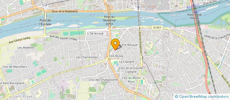 localisation de l'entreprise CLIC & LOCK à ORLEANS