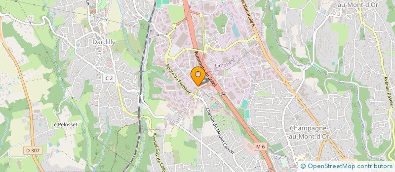 localisation de l'entreprise CLIC MAISON ET HABITAT  DARDILLY