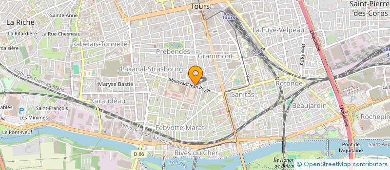 localisation de l'entreprise CLIC MENAGE SERVICE à TOURS