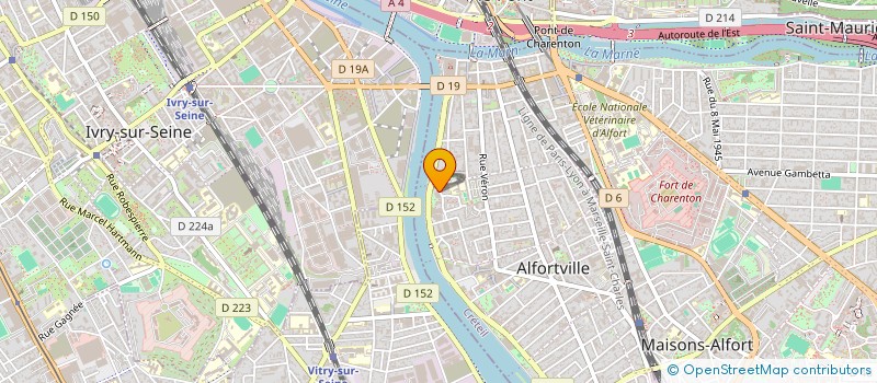 localisation de l'entreprise CLIC'N DRIVE à ALFORTVILLE