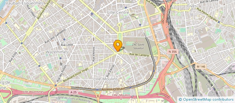 localisation de l'entreprise CLIC'SOFT à LILLE