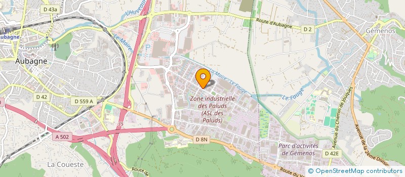 localisation de l'entreprise CLIC STORE à AUBAGNE