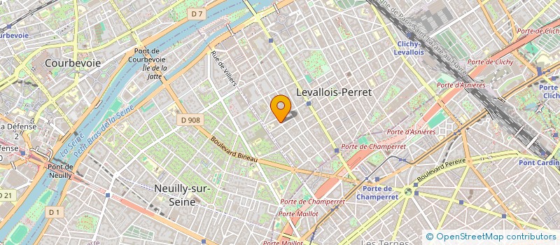 localisation de l'entreprise CLICDENTAL.COM à LEVALLOIS-PERRET