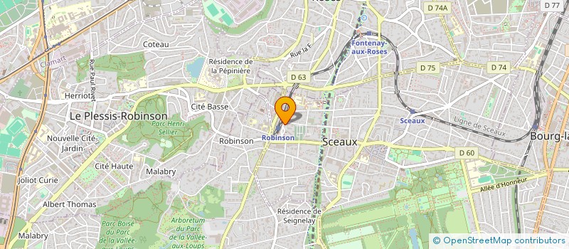 localisation de l'entreprise CLICFACE FRANCE à SCEAUX