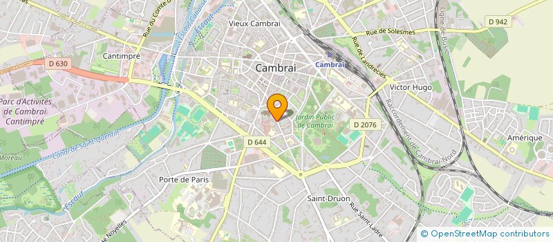 localisation de l'entreprise CLICH INVEST à CAMBRAI