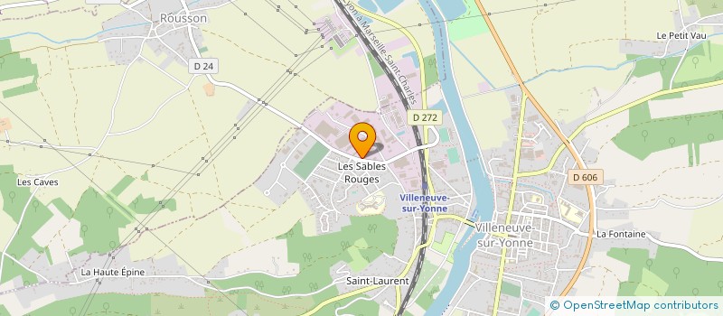 localisation de l'entreprise CLICHES 2000 à VILLENEUVE-SUR-YONNE