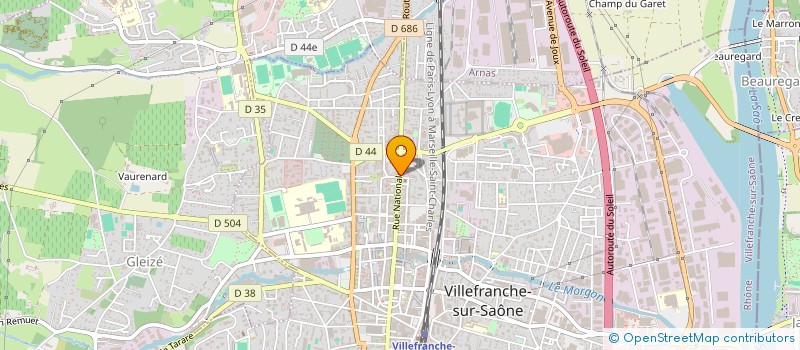 localisation de l'entreprise CLICHETIMBRE à VILLEFRANCHE-SUR-SAONE