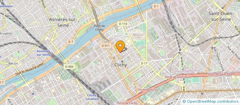 localisation de l'entreprise CLICHOISE DE LUTTE CONTRE LE SIDA à CLICHY
