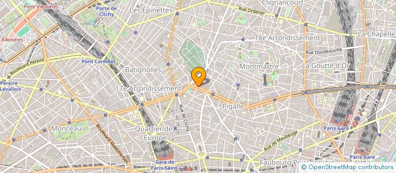 localisation de l'entreprise CLICHY 108 à PARIS