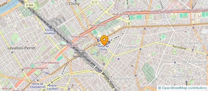 localisation de l'entreprise CLICHY AUTO SERVICE à PARIS