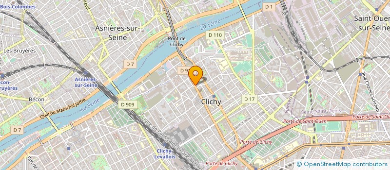 localisation de l'entreprise CLICHY CHAUSSURES à CLICHY