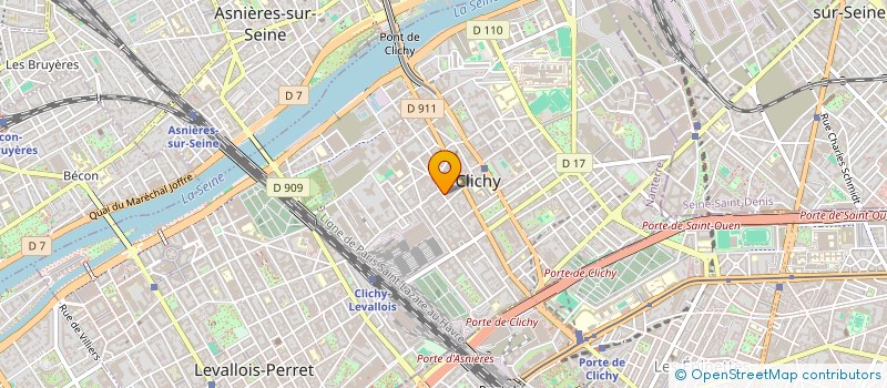 localisation de l'entreprise CLICHY COIFF à CLICHY