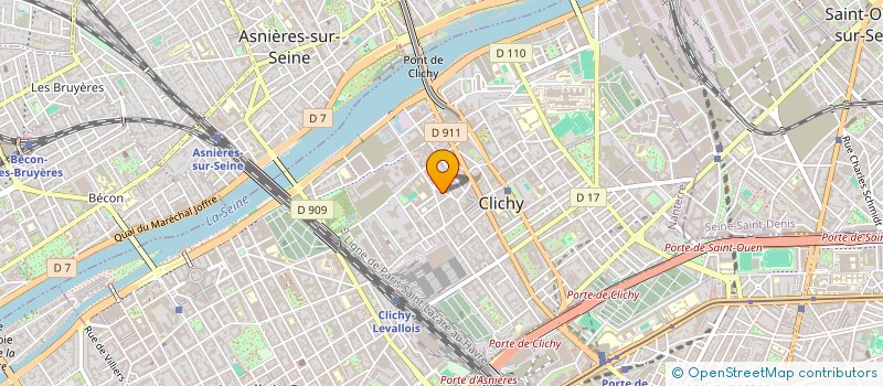 localisation de l'entreprise CLICHY ENTREPRENDRE à CLICHY