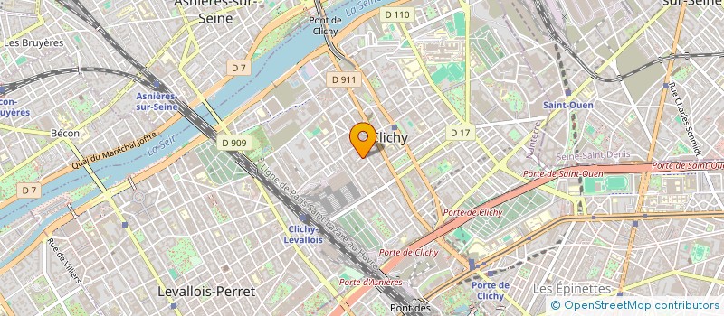 localisation de l'entreprise CLICHY GOLF CLUB à CLICHY