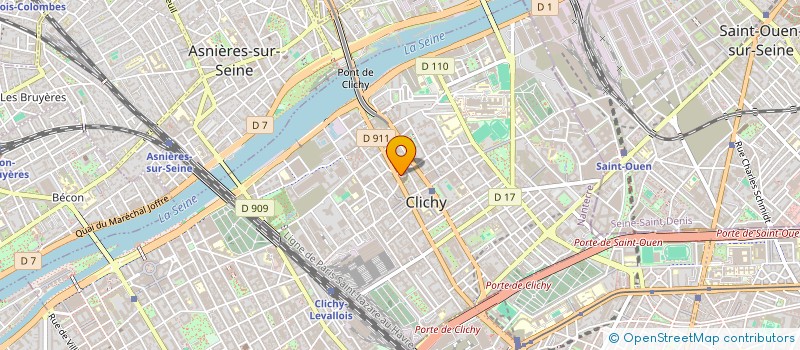 localisation de l'entreprise CLICHY GRANDES ORGUES à CLICHY