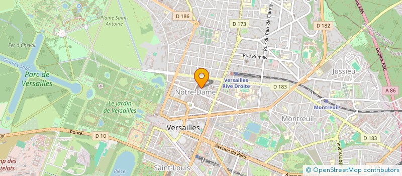 localisation de l'entreprise CLICHY II ET COMPAGNIE à VERSAILLES