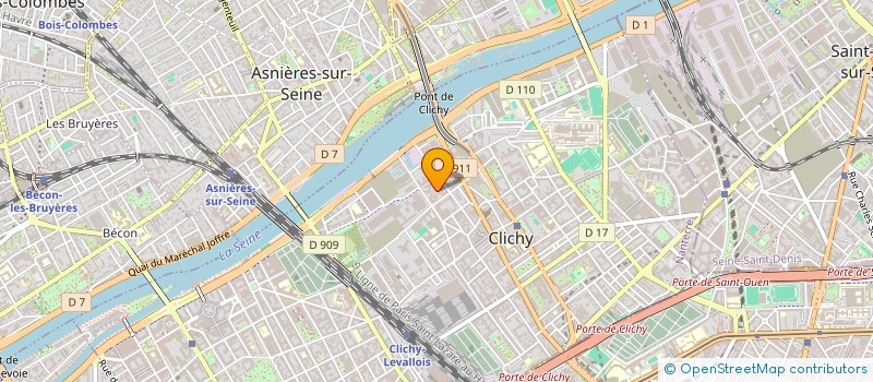 localisation de l'entreprise CLICHY JUDO 92 à CLICHY