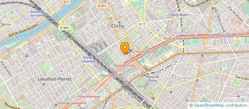 localisation de l'entreprise CLICHY PARIS PRIMEURS à CLICHY