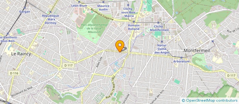localisation de l'entreprise CLICHY PIECES AUTO à GAGNY