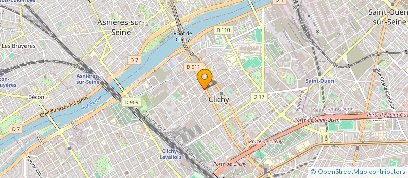 localisation de l'entreprise CLICHY PRESSING SARL à CLICHY