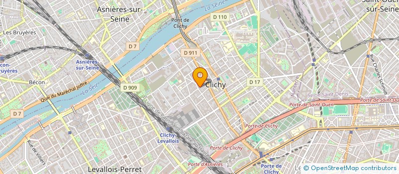 localisation de l'entreprise CLICHY PRIMEURS à CLICHY
