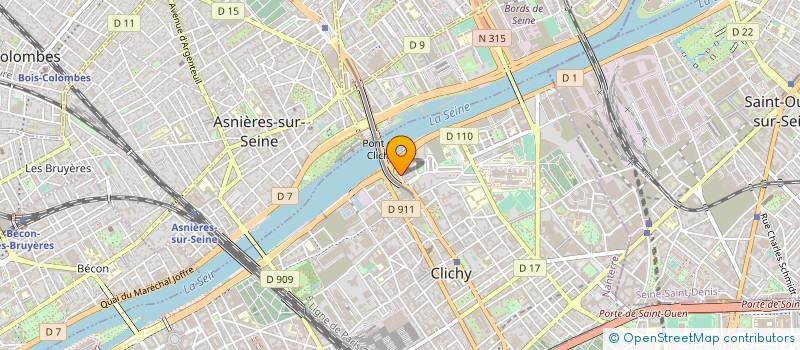localisation de l'entreprise CLICHY SUPERMARCHE à CLICHY