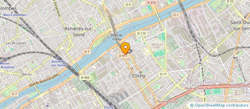 localisation de l'entreprise CLICHYTEC AUTO à CLICHY