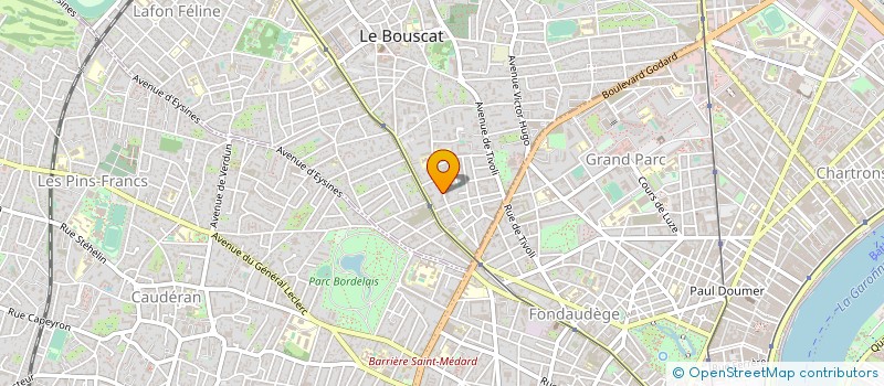 localisation de l'entreprise CLICK AND CO  LE BOUSCAT