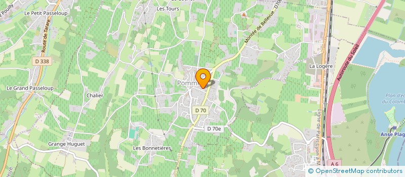 localisation de l'entreprise CLICK AND POULETTE  POMMIERS