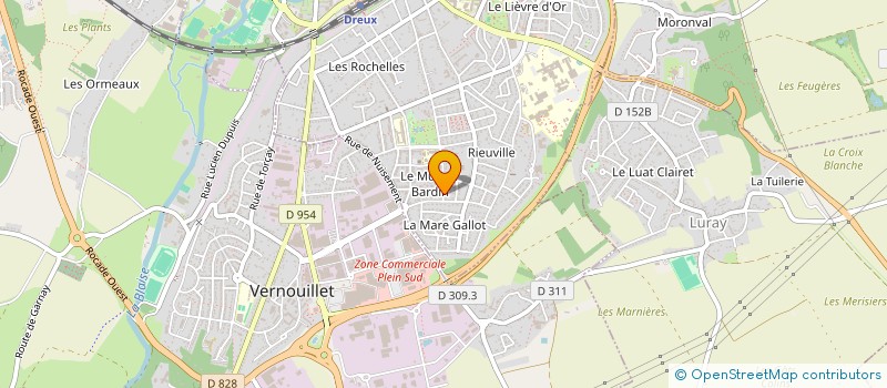 localisation de l'entreprise CLICK AND SHOP à DREUX