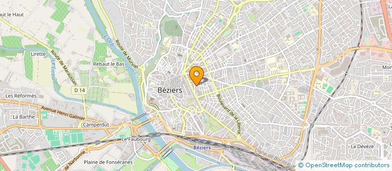 localisation de l'entreprise CLICK & BUY à BEZIERS