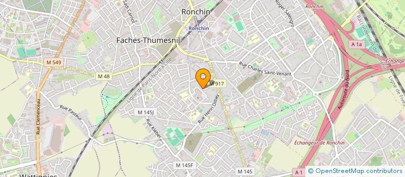 localisation de l'entreprise CLICK & GOLF COMMUNITY  FACHES-THUMESNIL