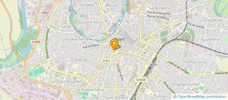 localisation de l'entreprise CLICK&SECURE à NIORT
