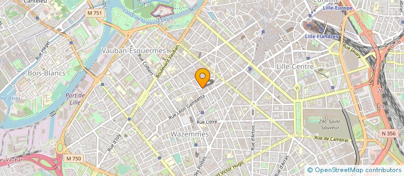 localisation de l'entreprise CLICK VOYAGE à LILLE