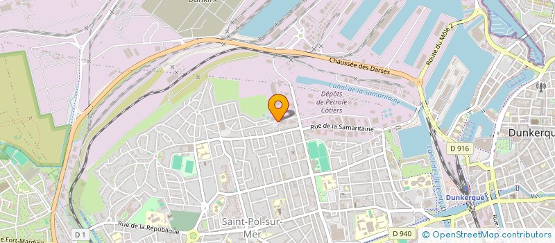 localisation de l'entreprise CLICKANET à DUNKERQUE