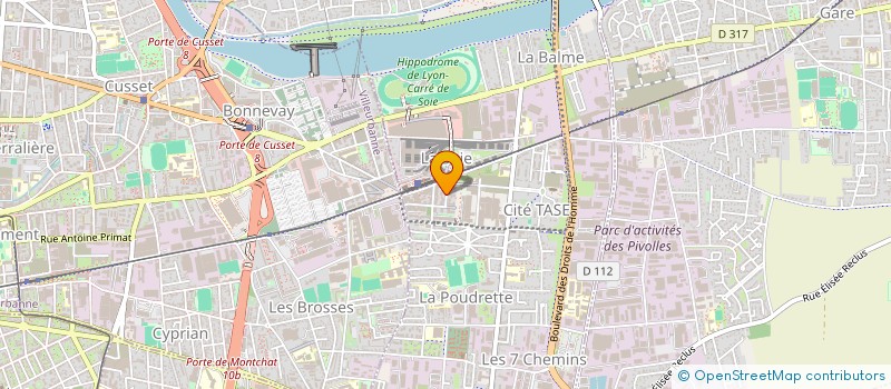 localisation de l'entreprise CLICKELIA  VAULX EN VELIN