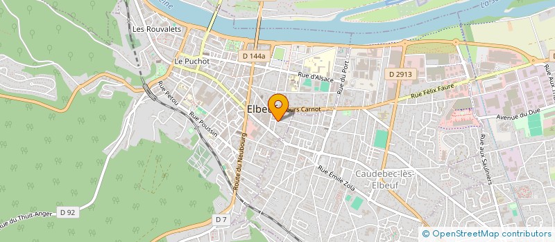 localisation de l'entreprise CLICKNBUY à ELBEUF