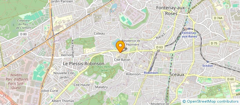 localisation de l'entreprise CLICLIC  CHATENAY-MALABRY