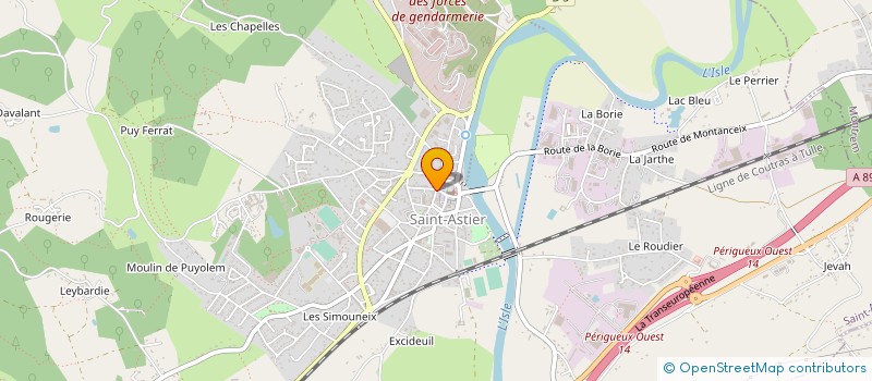 localisation de l'entreprise CLICLOC B  SAINT-ASTIER