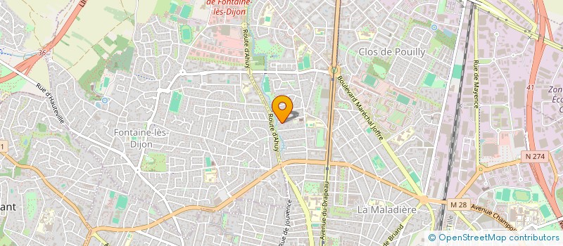 localisation de l'entreprise CLICOPOST EURL à DIJON